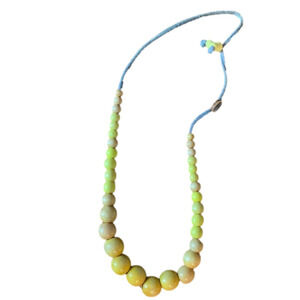 Jones Market women’s YELLOW Chunky child teether Adjustable Necklace 💛✨